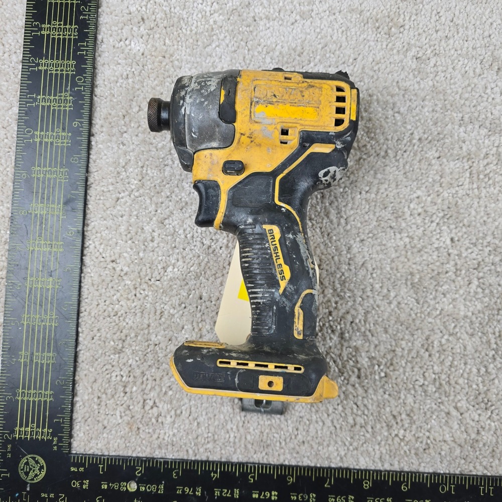 DeWalt Impact Driver Yellow Black 20V Max XR Brushless Cordless DCF887